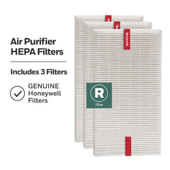 Honeywell detalle de la fibra HEPA R que atrapa partículas finas