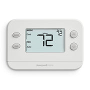 Honeywell Home X1N front view showing clean white housing and large screen benefit: easy reading