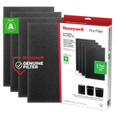 Honeywell pre-filtro frontal en empaque mostrando ajuste preciso y práctica recarga