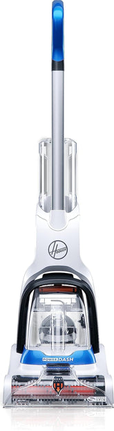 Hoover PowerDash Pet vista frontal mostrando diseño compacto y acceso sencillo