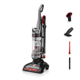 Hoover vista frontal de la aspiradora mostrando diseño y potencia