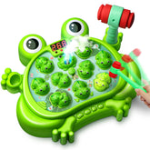 HopeRock front view showing colorful frogs and controls, encourages interactive play