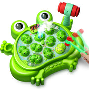 HopeRock front view showing colorful frogs and controls, encourages interactive play