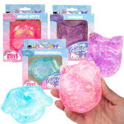 Horizon Group USA frontal del pack Hello Kitty Gelli Gels mostrando las tres figuras y atrae por su diseño