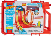 Hot Wheels estuche frontal mostrando diseño y fácil transporte