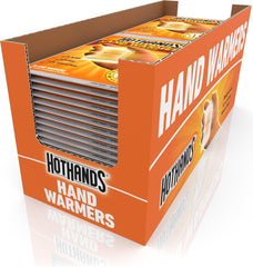 HotHands empaque frontal 40 pares mostrando conveniencia y ahorro