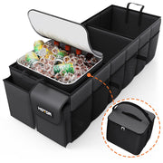 HOTOR front view showing full trunk organizer and compartments for neat storage