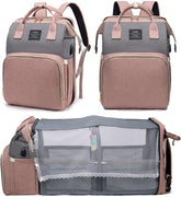 houscly front view backpack showing organized pockets and stylish design for easy access