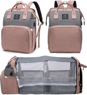 houscly front view backpack showing organized pockets and stylish design for easy access