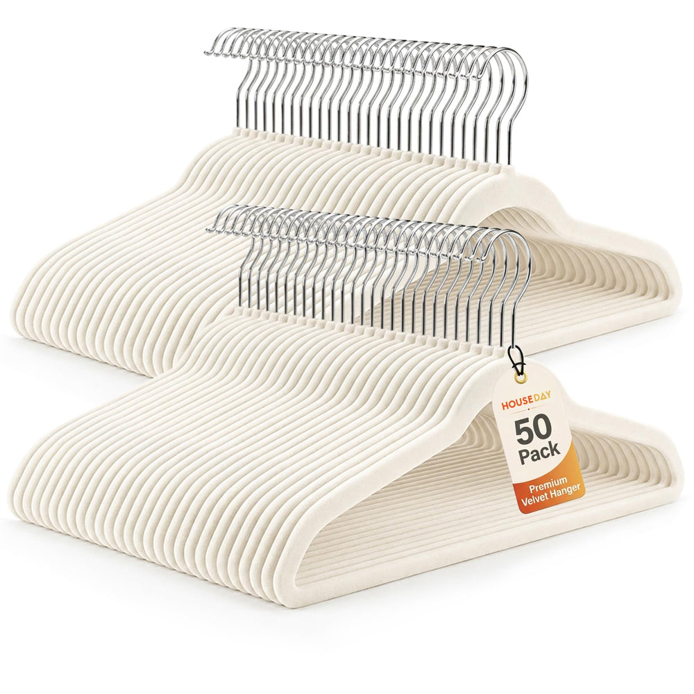 HOUSE DAY percha frontal pack 50 muestra elegancia y ahorro de espacio