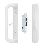 House Guard front view of white patio door handle showing modern styling and easy grip