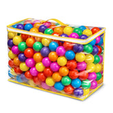 Hovenlay frente del paquete con 100 pelotas y colores brillantes para juego rápido