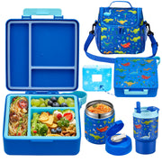 Howeemo set frontal completo con diseño dinosaurio, práctico para escuela