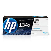 HP 134X frontal del empaque mostrando etiqueta y beneficio de capacidad