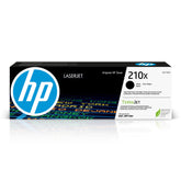 HP 210X front packaging showing cartridge and model for easy identification and reliable compatibility