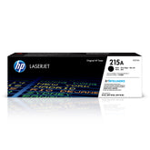 HP cartucho 215A frontal de la caja mostrando marca y compatibilidad, garantiza autenticidad