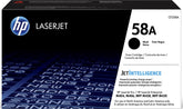 HP 58A front packaging showing product branding and reliability