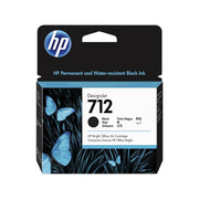 HP cartucho 712 frontal mostrando diseño y capacidad 80 ml para impresiones fiables