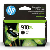 HP 910XL front packaging showing product and compatibility benefits