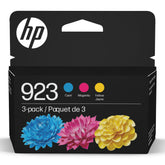 HP 923 front box view showing product and compatibility for reliable printing