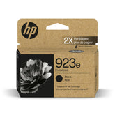 HP 923e front packaging showing cartridge and brand benefits