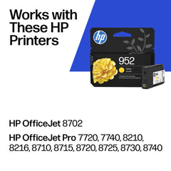 HP cartucho 952 amarillo detalle del chip para detección y compatibilidad segura