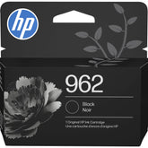 HP 962 cartridge front packaging showing brand and model, reliable replacement