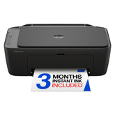 HP DeskJet 2955 front angled view showing compact design and all‑in‑one benefits