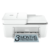 HP DeskJet 4255e front view showing compact all-in-one design and quick access benefit