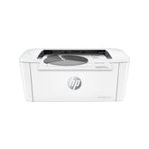 HP LaserJet M110w vista frontal compacta, ahorro de espacio
