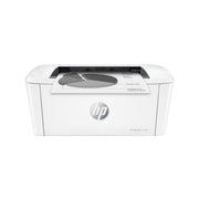 HP LaserJet M110w vista frontal compacta, ahorro de espacio