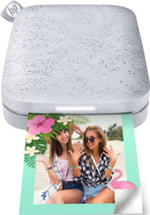 HP Sprocket front view showing compact design and quick-access lid benefit portability