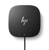 HP USB-C Dock G5 front view showing ports and compact design for tidy workspaces