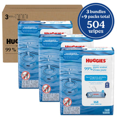 HUGGIES primer plano de la textura de la toallita para limpieza eficiente