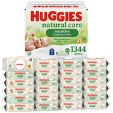 HUGGIES empaque frontal mostrando paquetes y cantidad alta