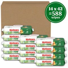 HUGGIES primer plano de textura de la toallita suave y gruesa para limpieza eficaz