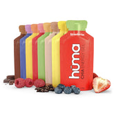 Hüma Chia variety front packaging showing 12-port gel pack and benefits
