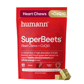 HumanN SuperBeets front packaging showing heart-support benefits