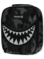 Hurley bolsa frontal Grey Camo Shark mostrando diseño y práctica resistencia