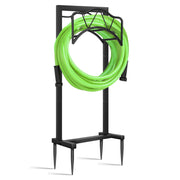 HWRHTR soporte frontal mostrando estructura metálica y orden del jardín