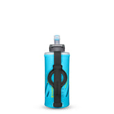 HydraPak SkyFlask Speed front view showing Malibu color and label, easy identification and appeal