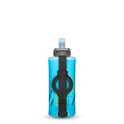 HydraPak SkyFlask Speed front view showing Malibu color and label, easy identification and appeal
