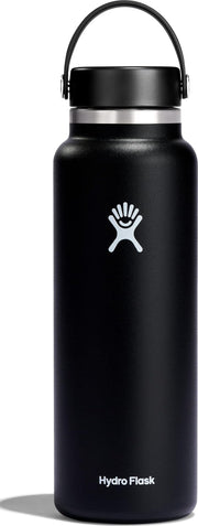 Hydro Flask 40 oz front view showing bottle shape and color, ideal for hydration