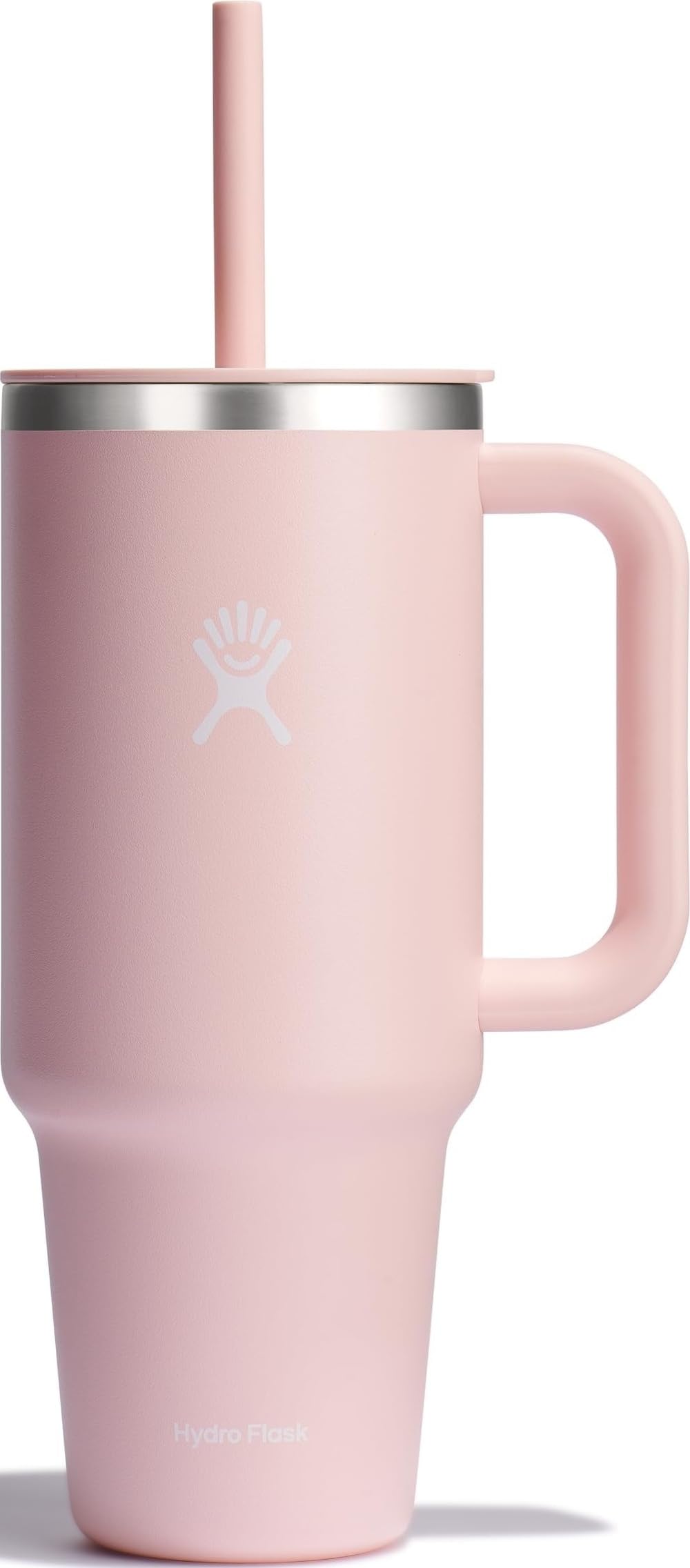 Hydro Flask vista frontal con asa robusta para transporte cómodo