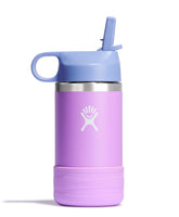 Hydro Flask front view in Anemone Purple showing vibrant color and size benefit