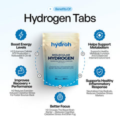 hydroh tablet close-up texture view highlighting quick-dissolve formulation benefit