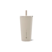 HydroJug Dune front view showing sleek insulated exterior benefit: stylish daily hydration