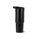 HydroJug front view showing black insulated bottle and durable finish for reliable hydration