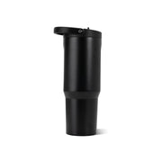 HydroJug front view showing black insulated bottle and durable finish for reliable hydration
