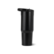 HydroJug vista frontal negro con gran capacidad y agarre cómodo